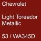 Preview: Chevrolet, Light Toreador Metallic, 53 / WA345D.